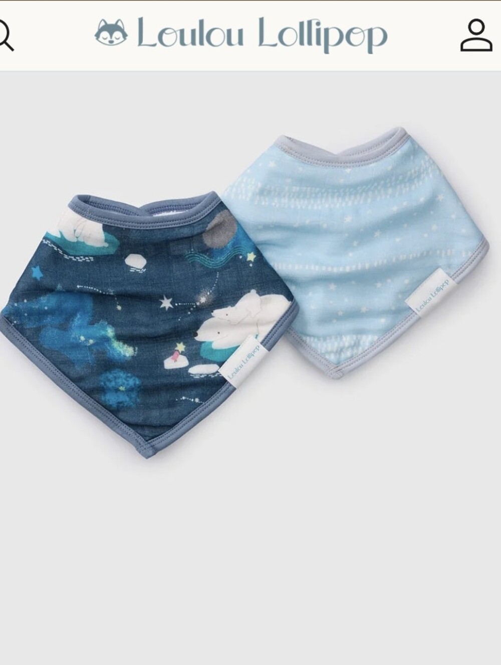 LouLou Lollipop Bibs, Set Of 2